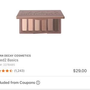 NAKED URBAN DECAY BASICS Palette